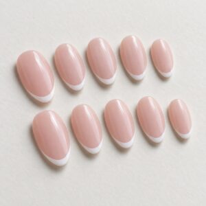 Soft Pink Micro French Press Ons design preview