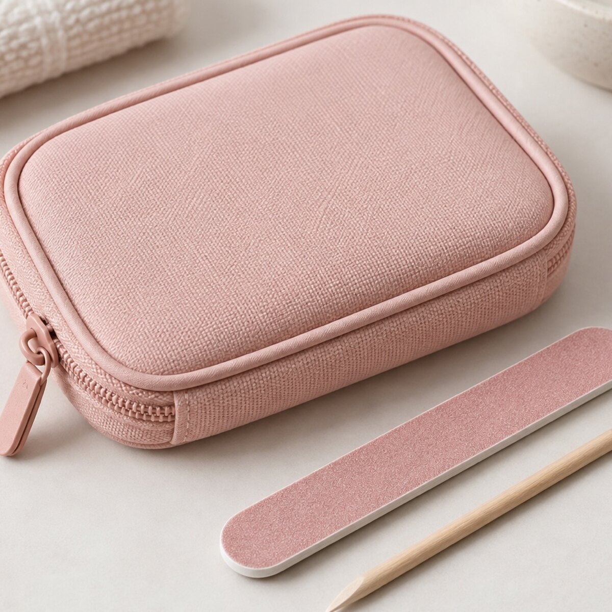 Travel Nail Care Pouch close-up design preview